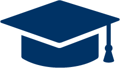Icône chapeau remises des diplômes doctorants